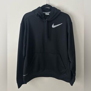 Nike Black Pullover with Silver Swoosh